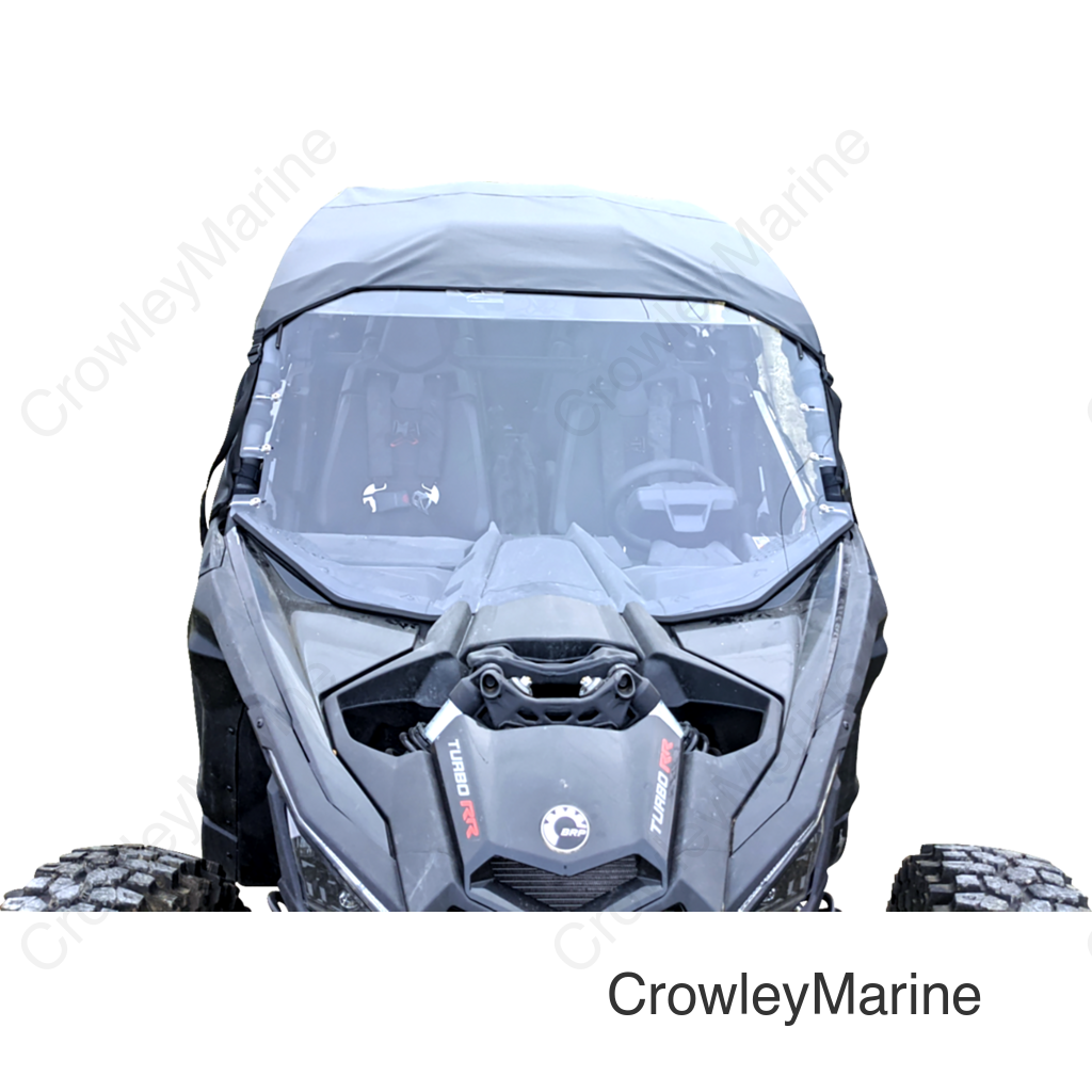 Soft Upper Doors - Black - Can-Am - Maverick X3 Max