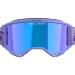 Vision 5 Goggle - Wordmark - Purple - Blue Mirror thumbnail-0