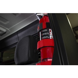 Fishbone Offroad Padded Roll Bar Red Fire Extinguisher Holder thumbnail-6
