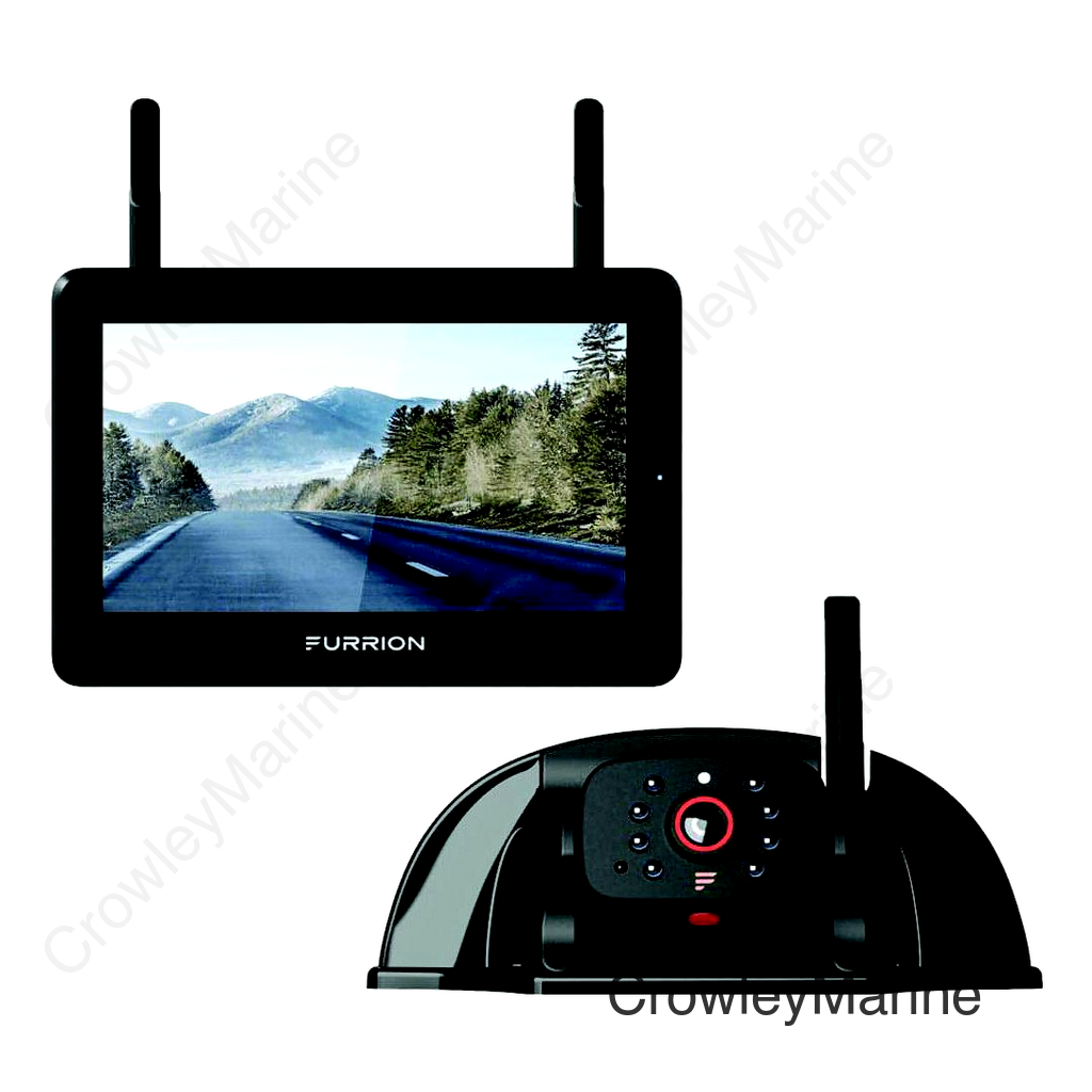 Furrion 2021124329 Vision S®+ RV Observation System - 7" Monitor, Sharkfin Camera