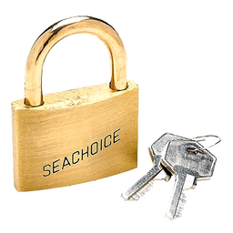Seachoice Solid Brass Padlock, 2 in., Includes 2 Keys thumbnail-3