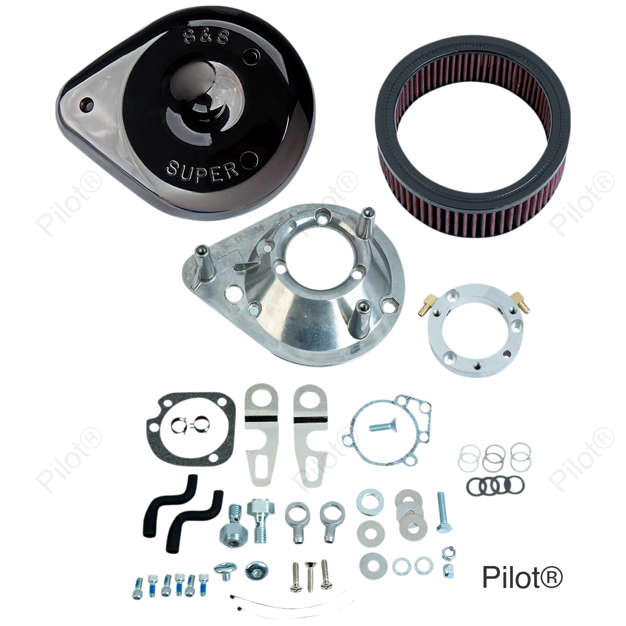 Teardrop Air Cleaner - Gloss Black