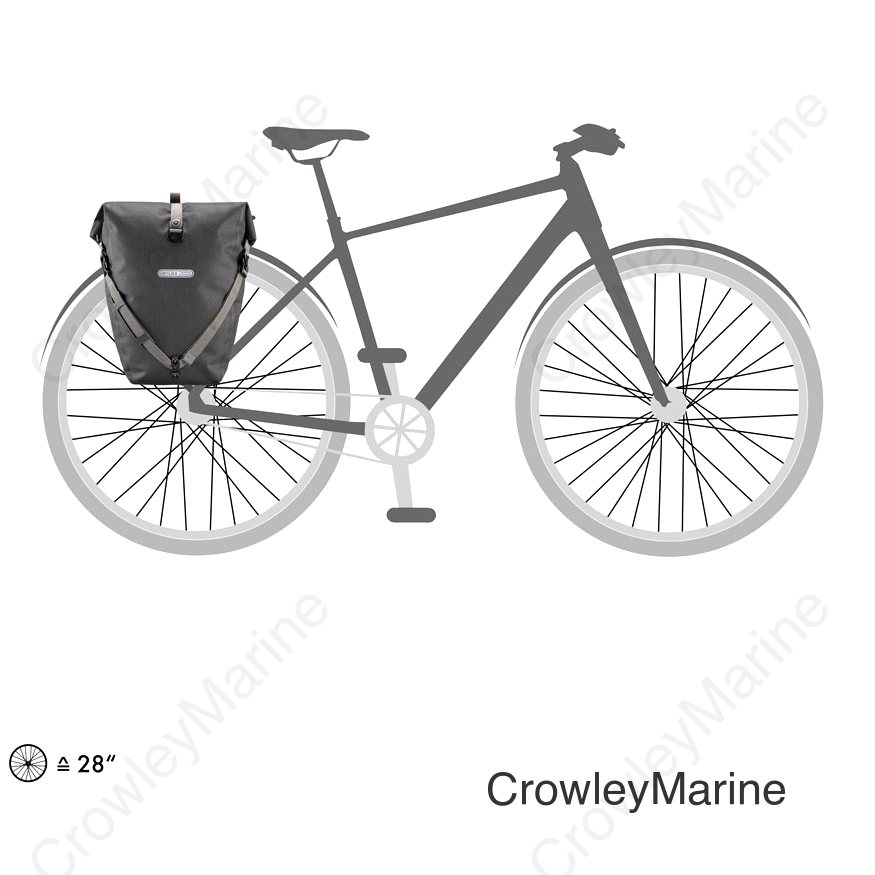 Ortlieb Back-Roller Urban Pannier - 20L Each Pepper