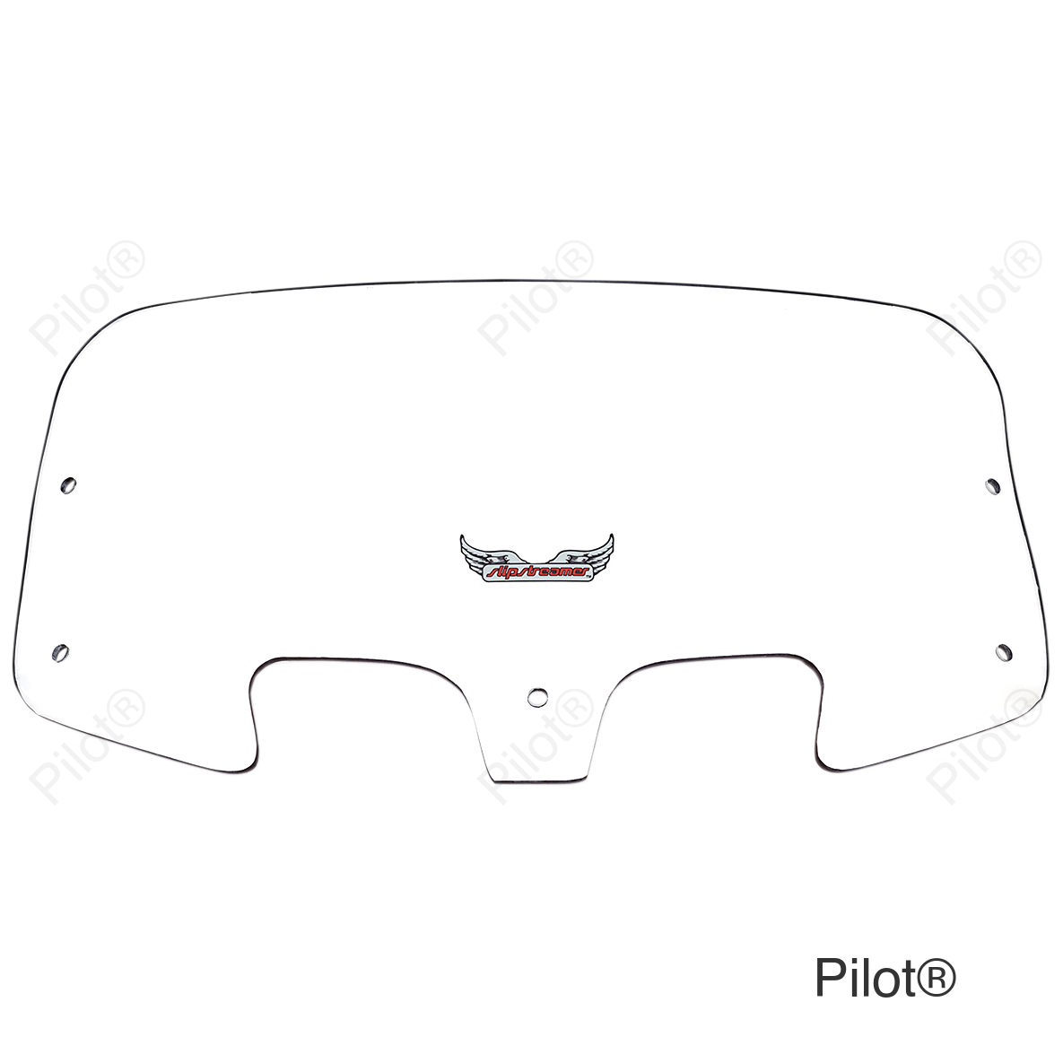 Windshield - 12" - Clear - Chieftain