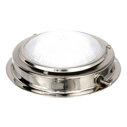 Seachoice LED Surface-Mount Dome Light, Bright White, Stainless Steel Flange, 5 in. Diameter thumbnail-2