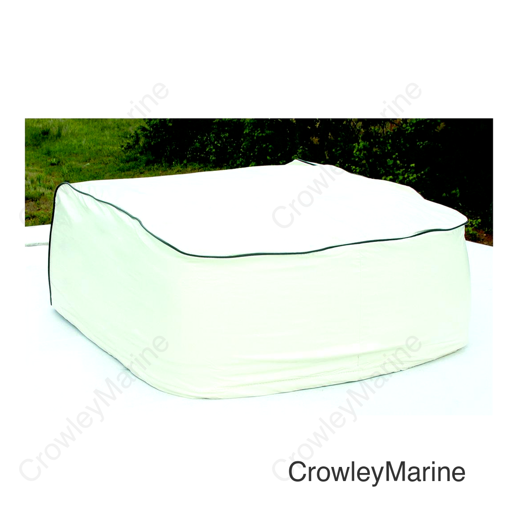 Camco 45391 Vinyl AC Cover Fits Coleman Mach 1, II and III TSR Models Except #7100 (Includes Aerodynamic Shroud)