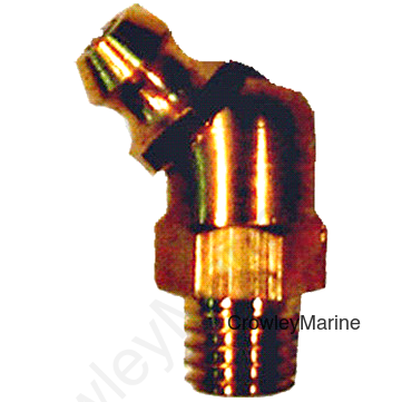 1/4" 65 Degree Angle Grease Zerk 1/8Mpt (101450)