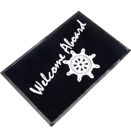 Seachoice Welcome Aboard Mat, Navy Blue, 18 In. X 27 In., Boat thumbnail-3