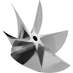 Pro Finish 6-Blade CNC Cleaver [15 Degree Rake ‑ 1200 HP] Prop - 6 Blade 15.25x26LH CNC Machined