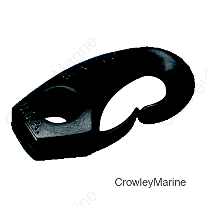 5/16" Nylon Shock Cord Clip, Black, Bulk