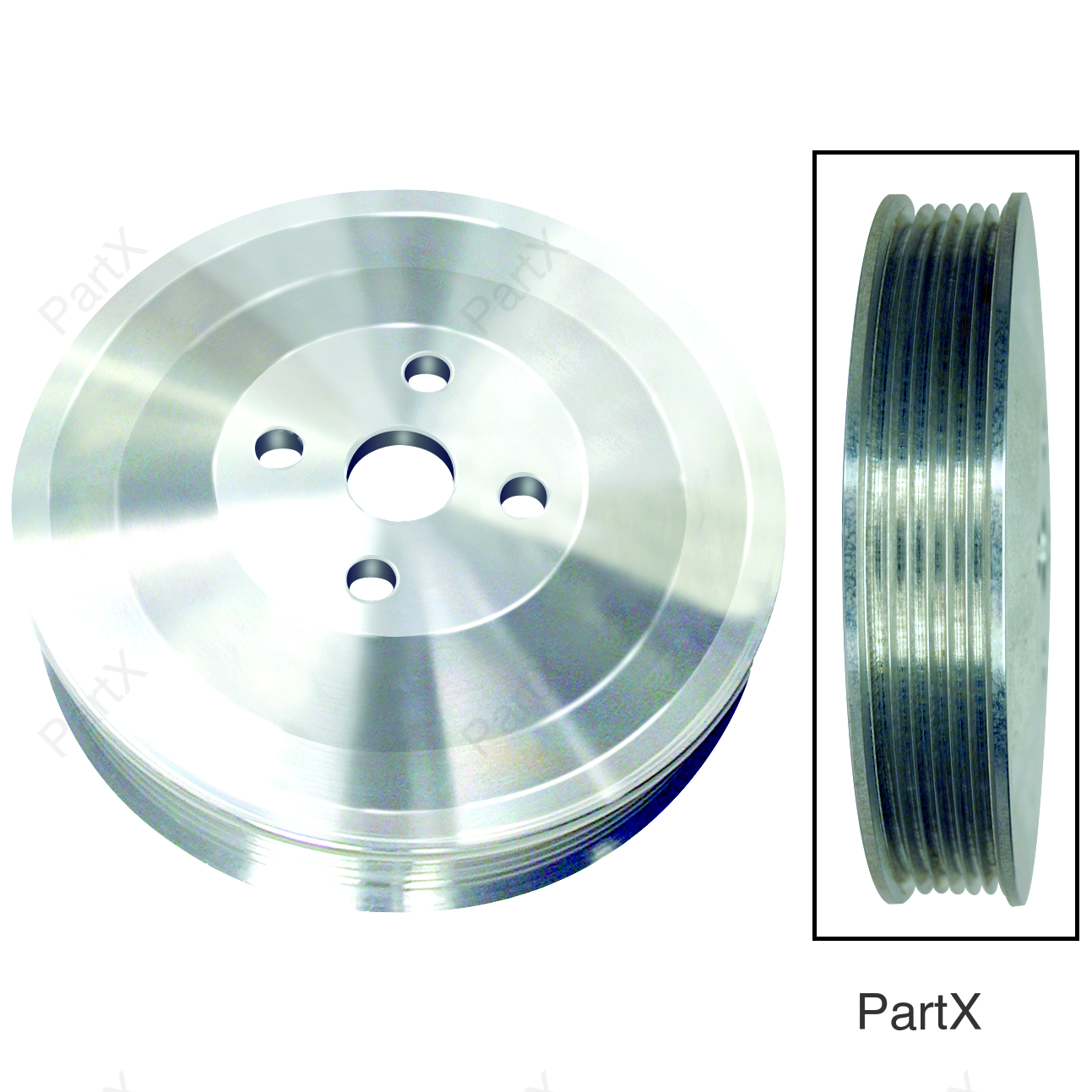 PULLEY- SERPENTINE  GLM DESIGN