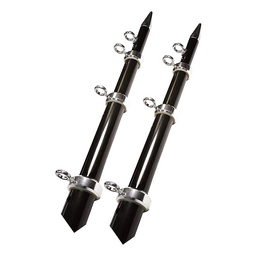 15' Heavy Duty Black/Silver Telescoping Outrigger thumbnail-1
