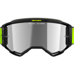 Vision 5 Goggle - Hollow - Charcoal/Yellow Fluo - Silver Mirror thumbnail-3
