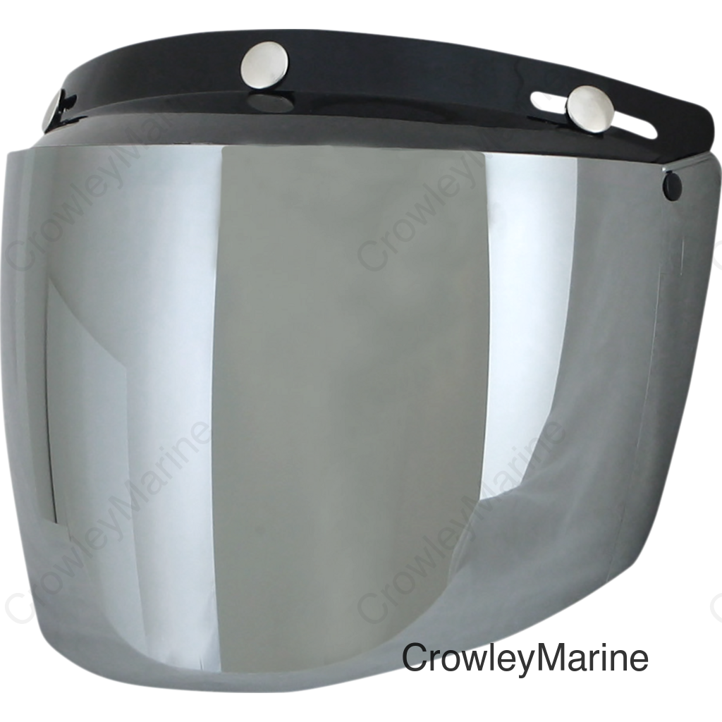 Vintage 3-Snap Shield - Flip - Silver Mirror