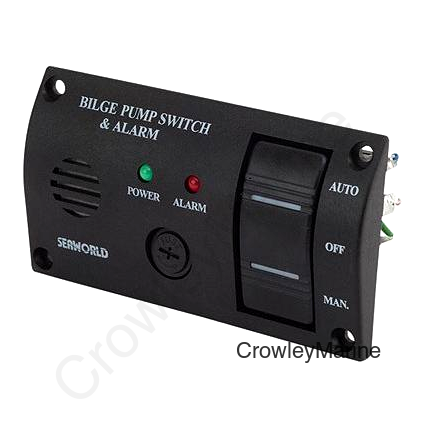 Seadog Bilge Water Alarm Panel W/Pump Switch