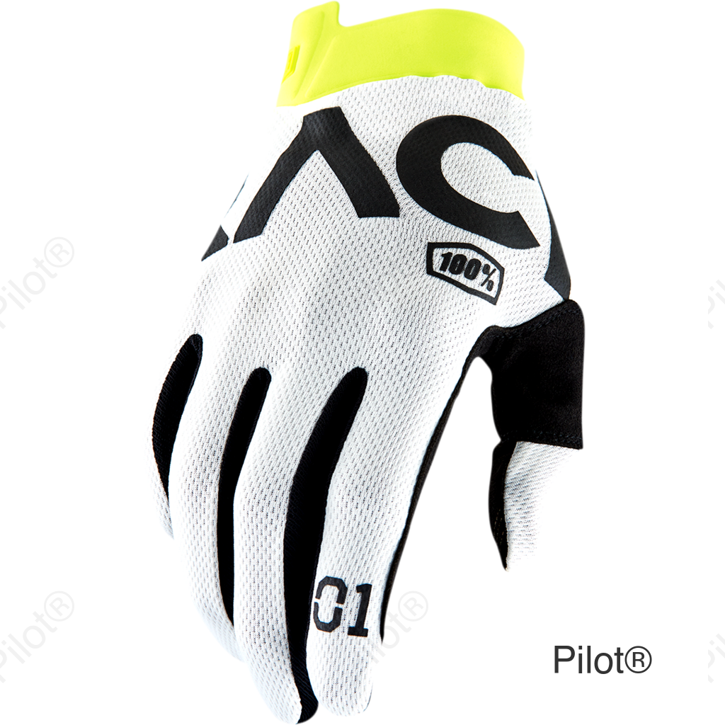 Racr iTrack Gloves - White - Large