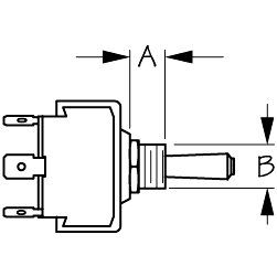 SeaDog Double Pole Double Throw 8 Terminal Blade Light Tip 12V 15 Amp Toggle Switch thumbnail-1