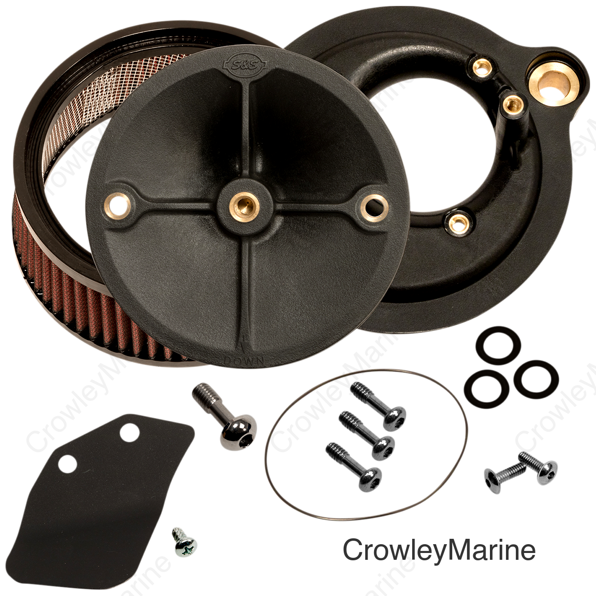 Super Stock™ Stealth Air Cleaner Kit - Black