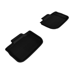 3D MAXpider 2011-2020 Dodge/Chrysler Charger/300/300C Kagu 2nd Row Floormats - Black