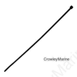 7 1/2 SCREW Mount CABLE TIE-1000 (075B-M-DP)