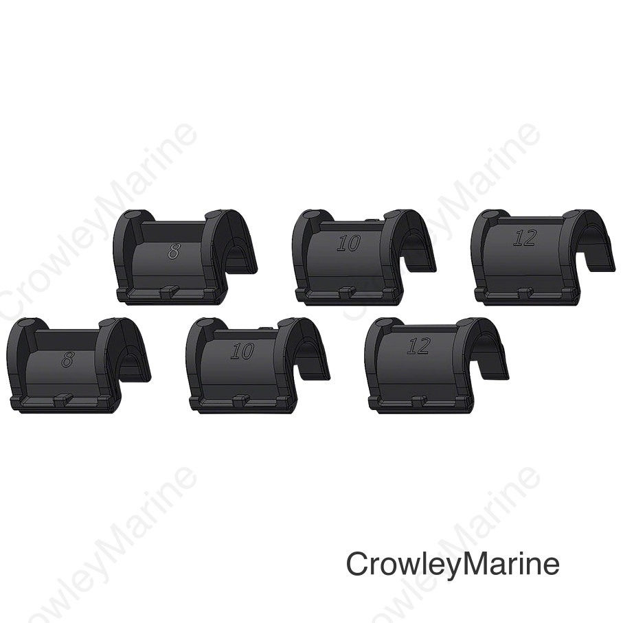 Ortlieb Rail Reducers For QL2.1/QL2 Systems: Includes 2x8mm 2x10mm 2x12mm (Enough for 1 Pannier)