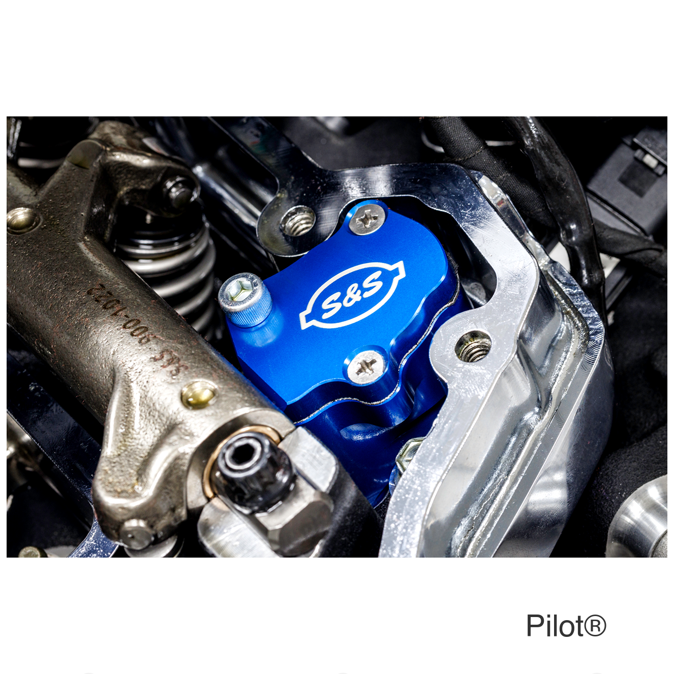 Breather Head Kit - Billet Anodized Blue - M8