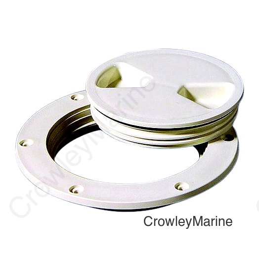 Tempress 43390 Screw Out Deck Plate, 8" White