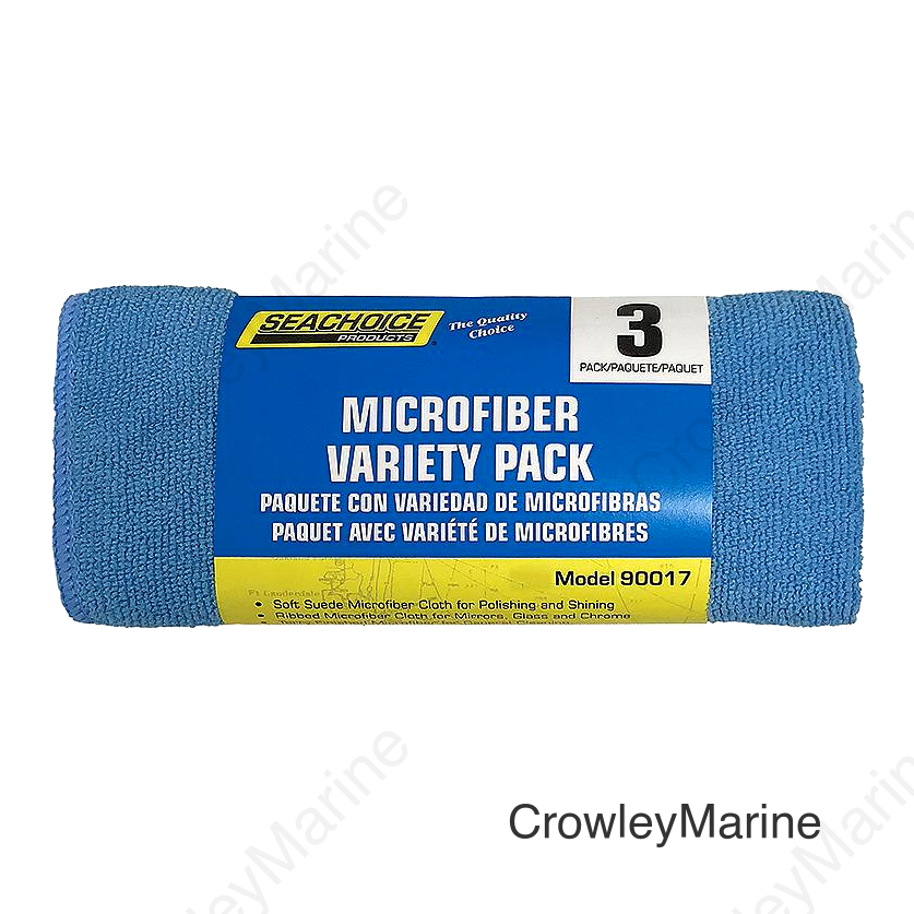 Seachoice 90017 Microfiber Variety Pack, 3-pk. Roll