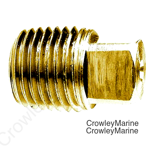 3/8 BRASS SQ HEAD PIPE PLUG