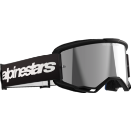 Vision 3 Goggle - Wordmark - Black - Silver Mirror thumbnail-0