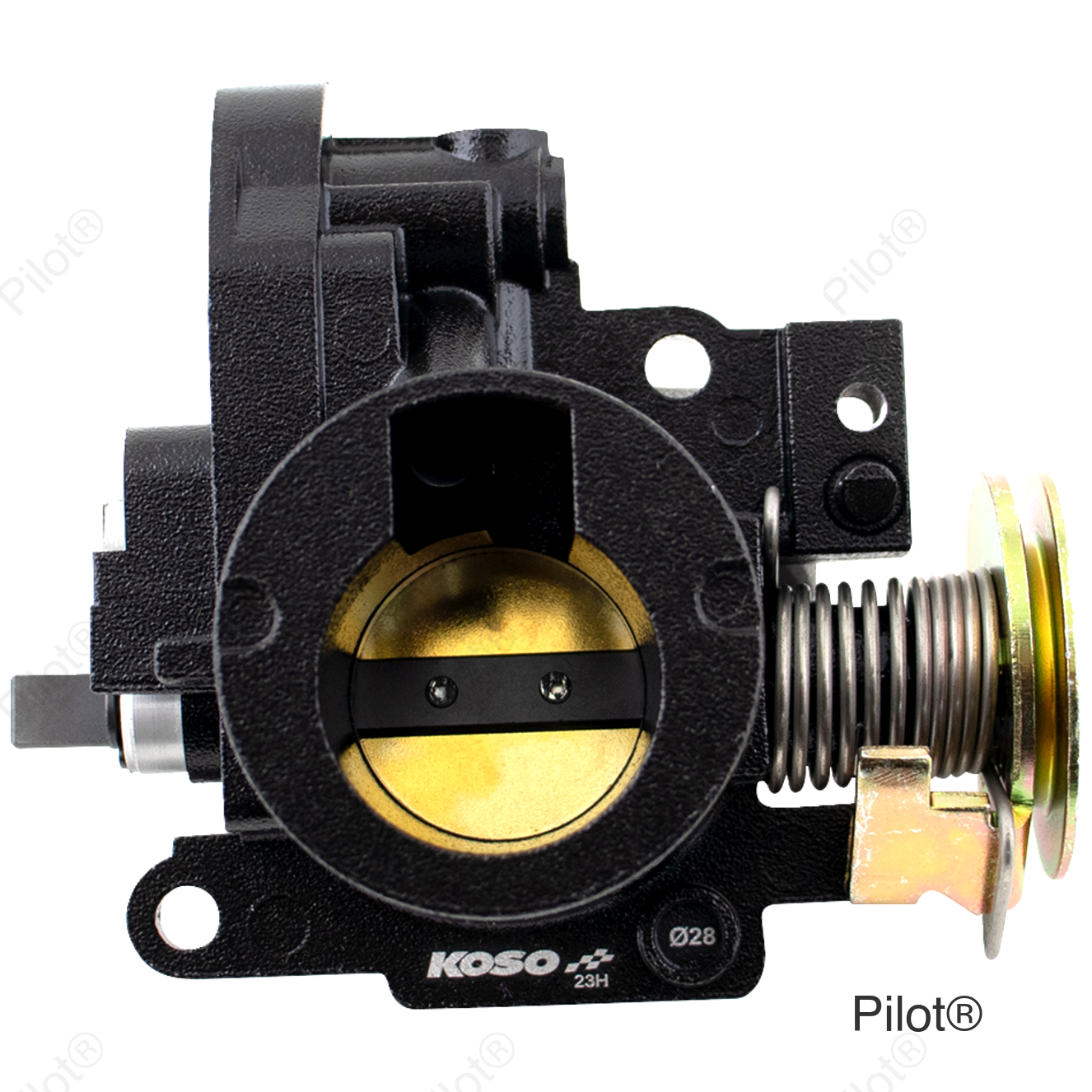 Throttle Body - Black - Honda - 28 mm