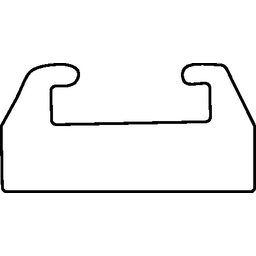 Yellow Replacement Slide - UHMW - Profile 26 - Length 41.63" - Ski-Doo thumbnail-0