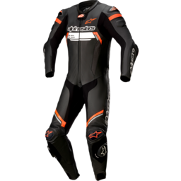 Missile Ignition v2 1-Piece Leather Suit - Black/Red - US 36 / EU 46 thumbnail-1