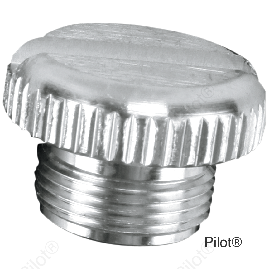 Transmission Plug - Aluminum - Slotted