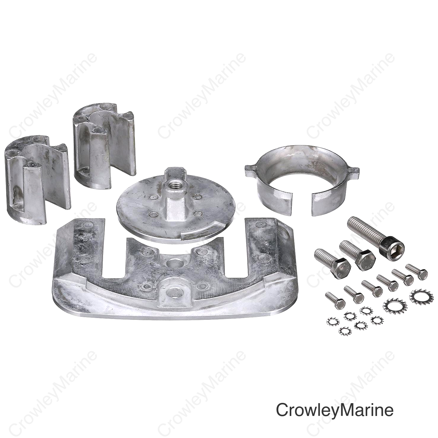 Seachoice Anode Kit, Mercruiser Bravo One, Aluminum, Cadmium-Free, Environmentally Friendly