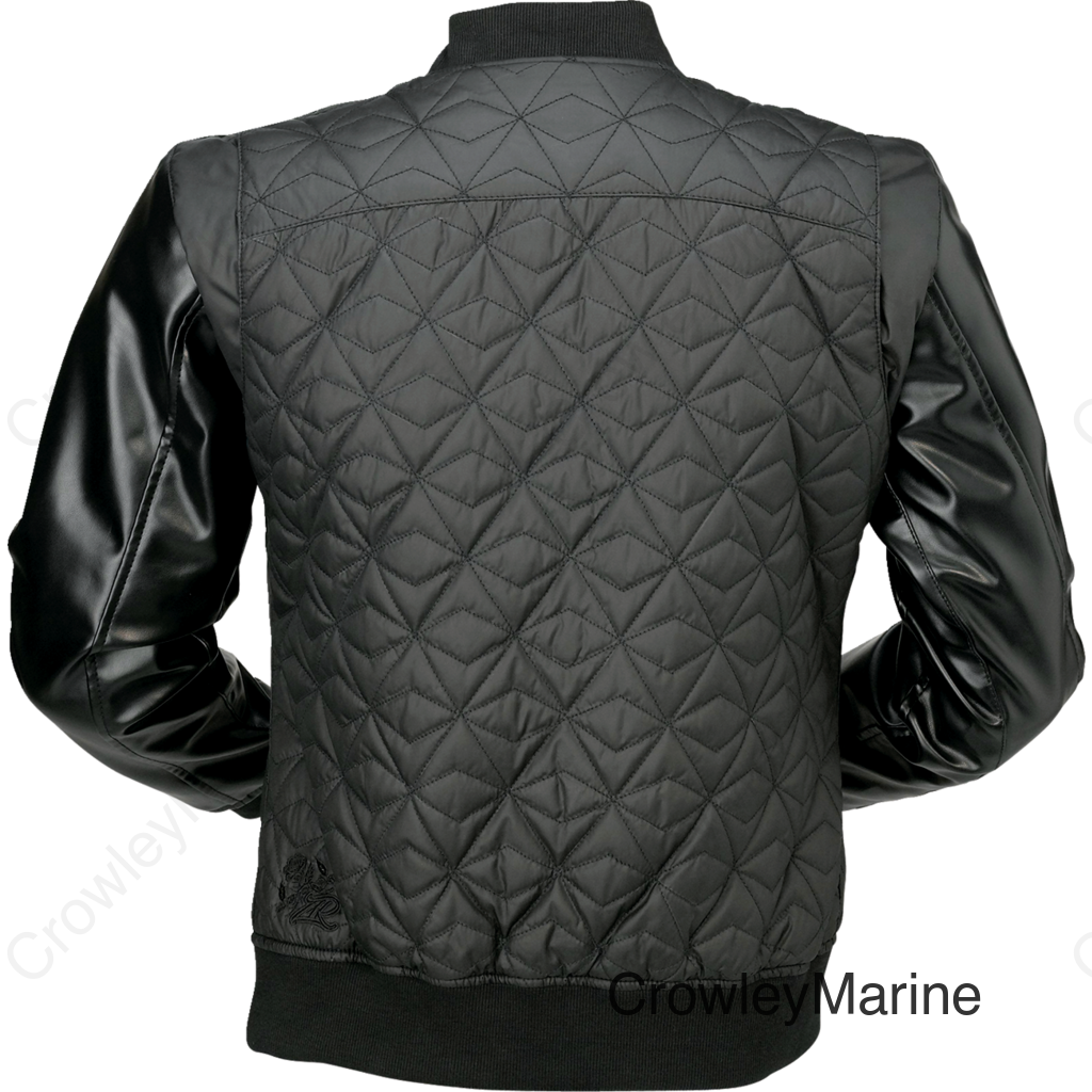 JCKT WM TXT BOMBER BLK XL