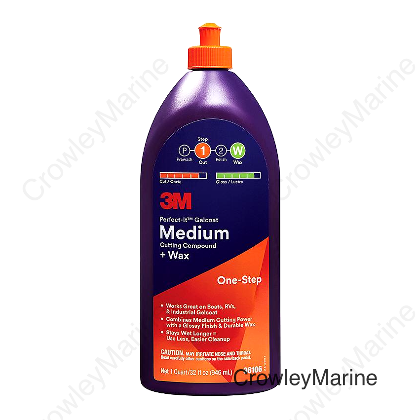 Perfect-It™ Gelcoat Medium Cutting Compound/Wax, Pt.