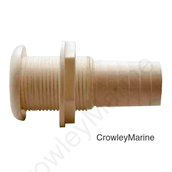 1 1/8 STRGHT BARBED Through-HULL (TH-1202-B)