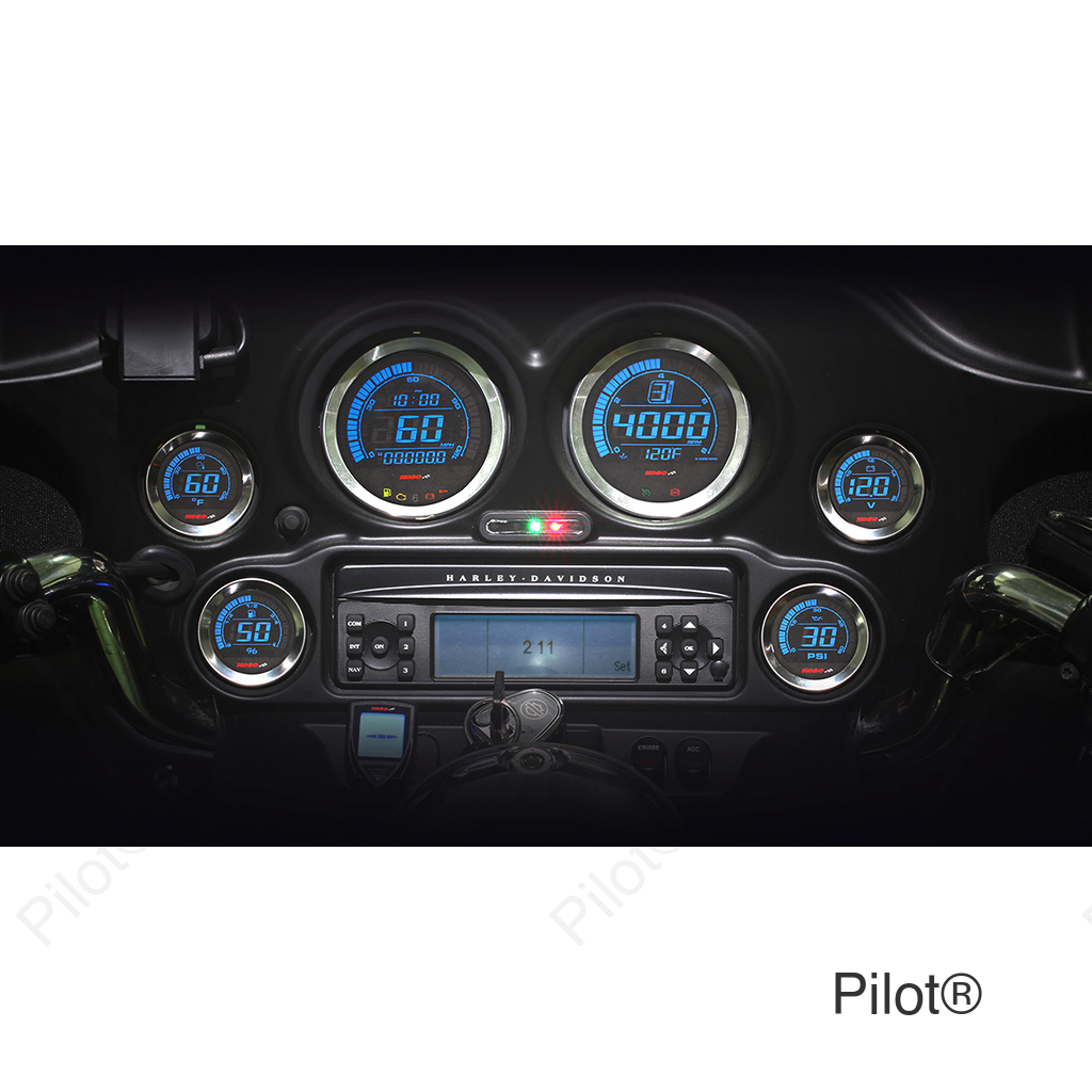 Universal 6-Piece Gauge Kit - Silver