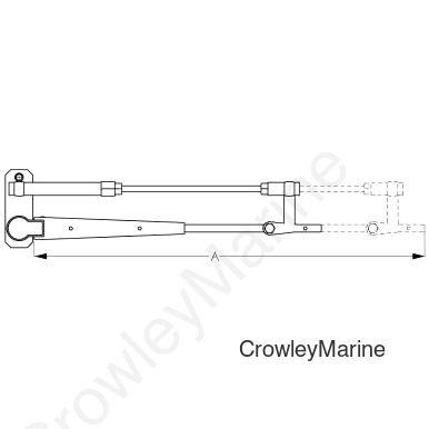 ADJ PANTOGRAP WIPER ARM 12"-17