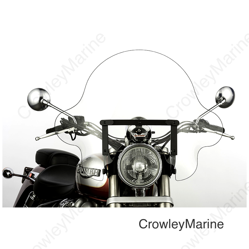 SS32 FALCON WINDSHIELD 16" CLEAR/BLACK