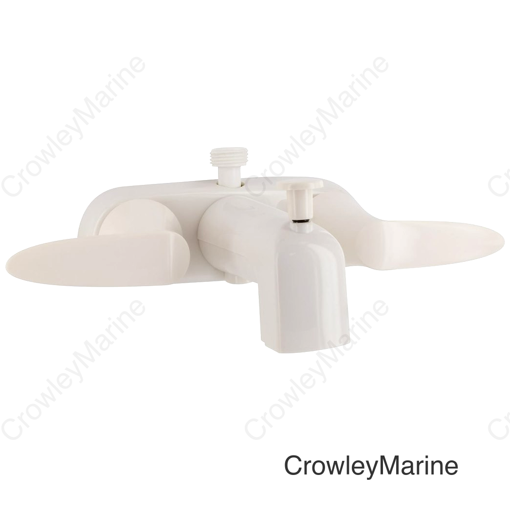 CATALINA 4' TUB/SHOWER FAUCET  WH