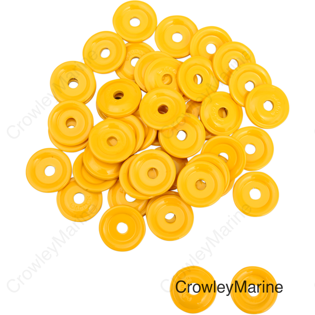 ROUND DIGGER SUPPORT PLATE 48/PK YELLOW