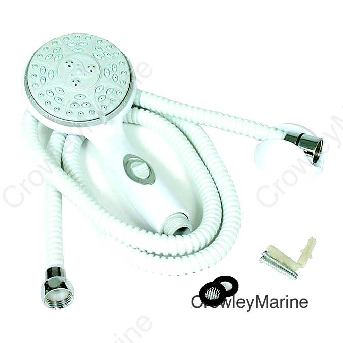 Camco 43714 Shower Head Kit, White