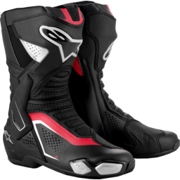 SMX-6 V3 Vented Boots - Black/Silver/Red - US 11.5/EU 46 thumbnail-3