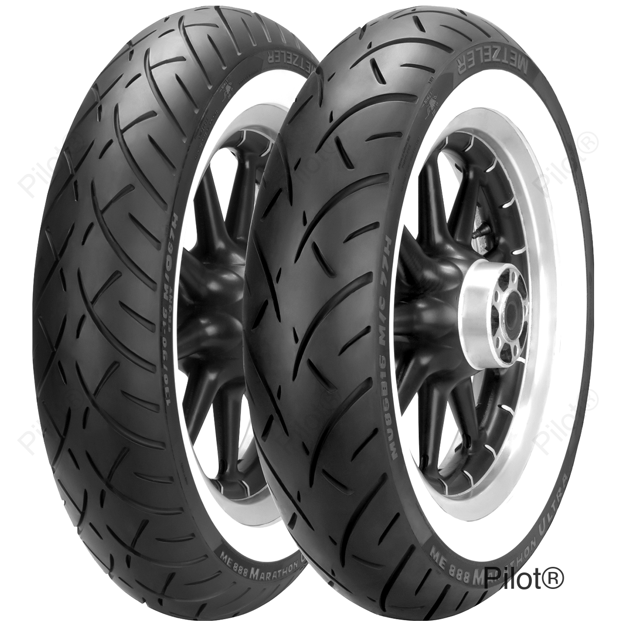 Tire - ME 888 Marathon™ Ultra - Front - 130/80B17 - Wide Whitewall - 65H