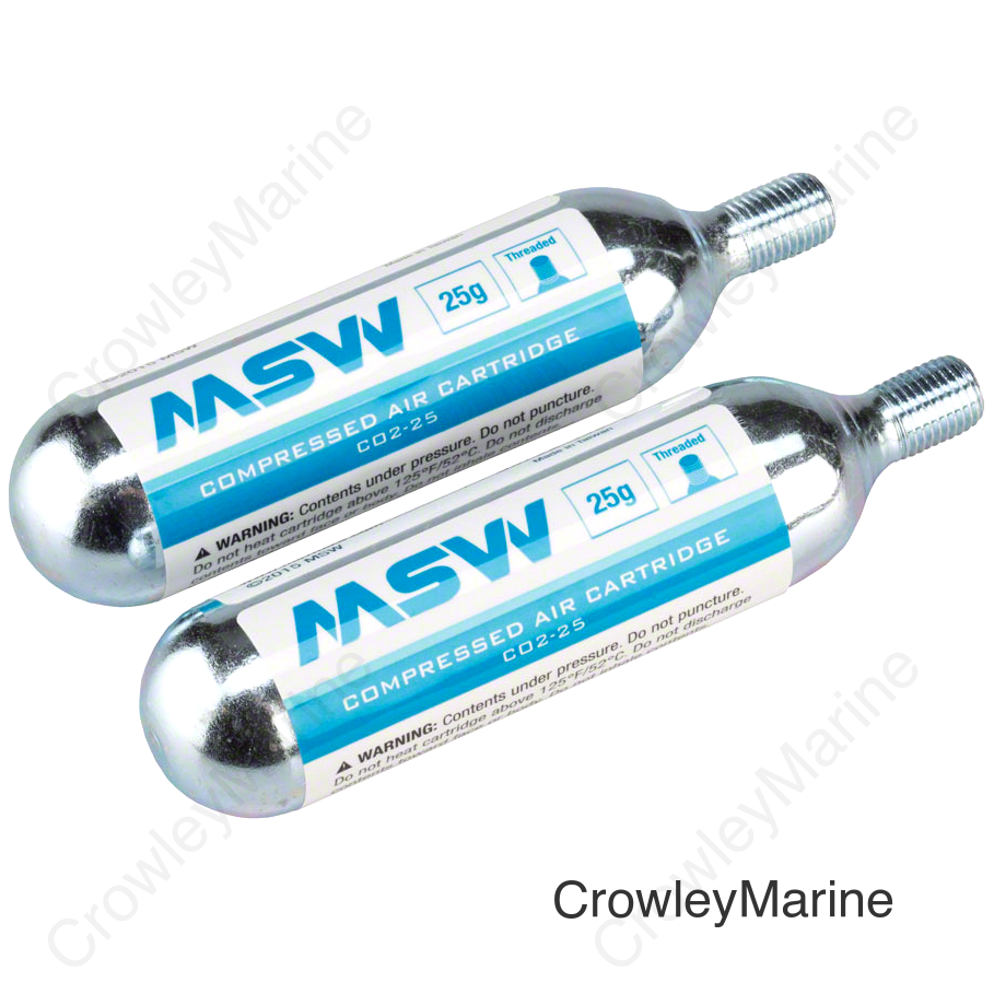 MSW CO2-25 CO2 Cartridge: 25g POP Jar of 20