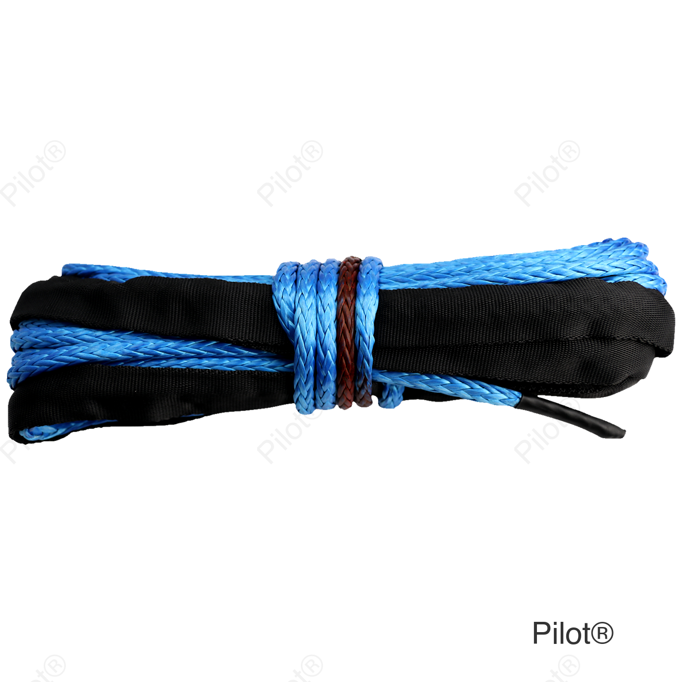 Winch Rope - Synthetic - Blue - 1/4" x 50'