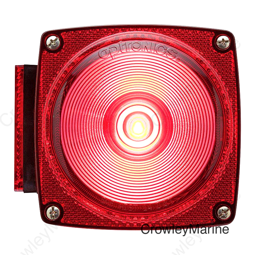 Seachoice 53014 One™ Combination Tail Light, Driver Side w/License Plate Illuminator
