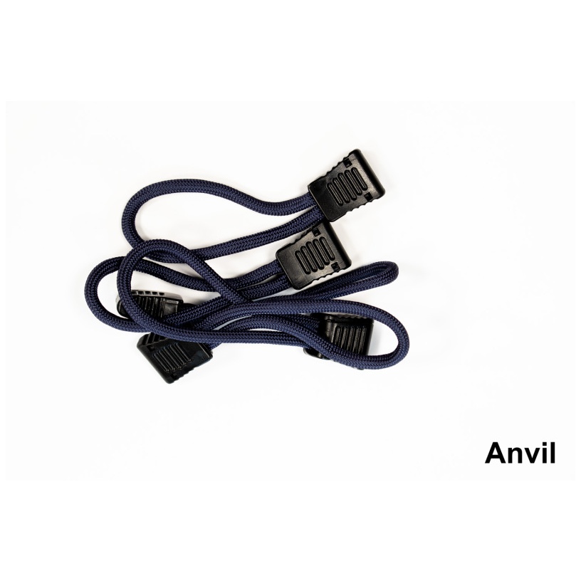 Fishbone Offroad Paracord Zipper Pulls 5 Pcs Anvil
